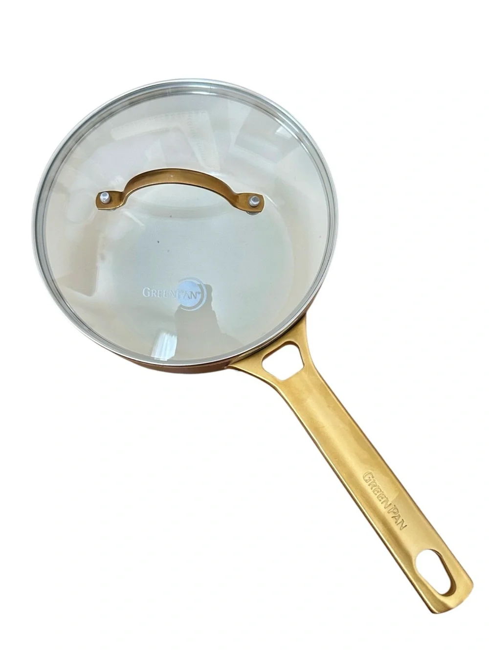 GreenPan Reserve Healthy Ceramic Nonstick Cookware Set Twilight Blue Gold
